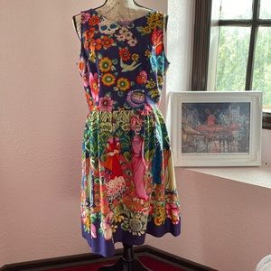 Folter Dress Frida Kahlo inspired in size L